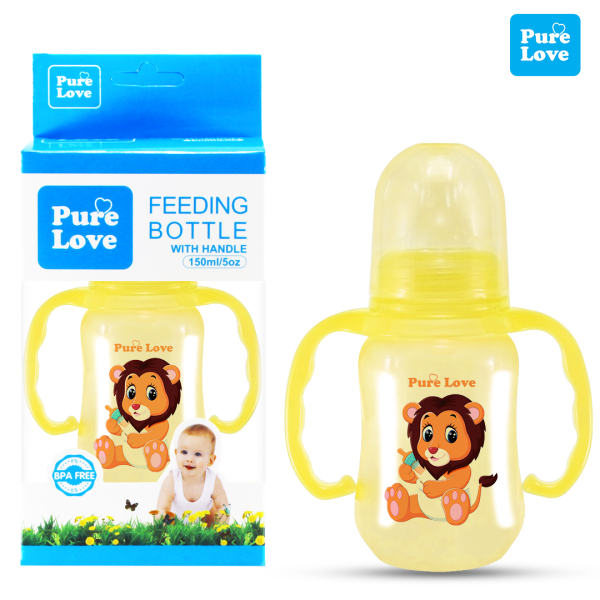 Pure Love Baby Feeding Feeder Bottle Semi Coloured 150ml/5oz - Image 4