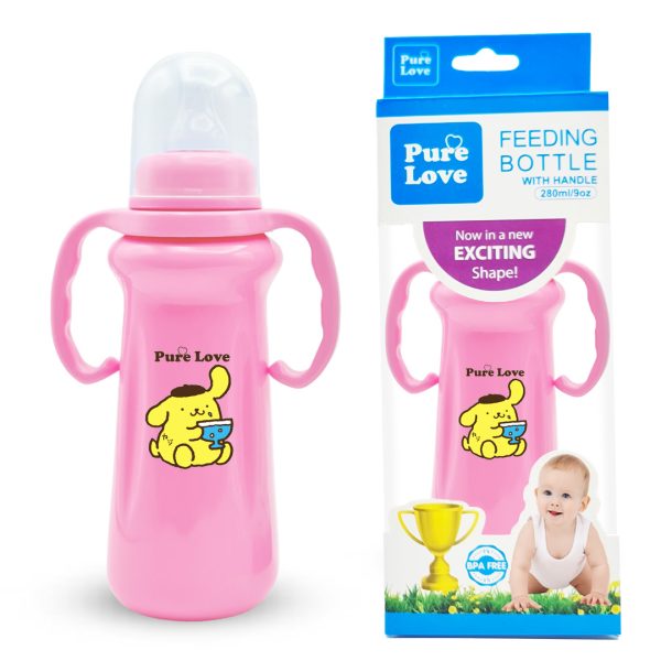 Pure Love Baby Feeding Feeder Bottle Coloured Trophy Series - 280ml/9oz - Image 3