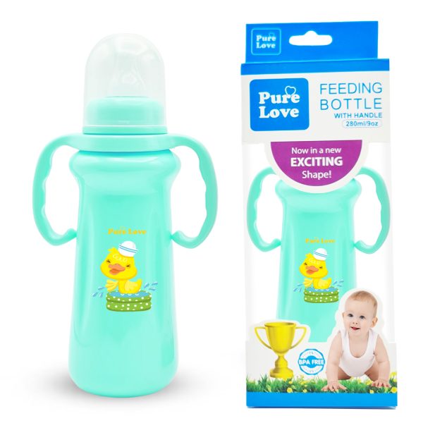 Pure Love Baby Feeding Feeder Bottle Coloured Trophy Series - 280ml/9oz - Image 4