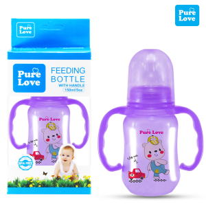 Pure Love Baby Feeding Feeder Bottle Semi Coloured 150ml/5oz