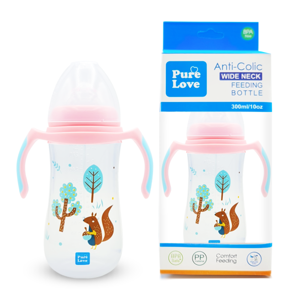 Pure Love Anti-Colic Baby Feeding Feeder Bottle – 300ml / 10oz - Image 6