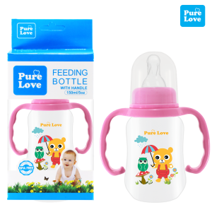 Pure Love Baby Feeding Feeder Bottle Transparent 150ml/5oz
