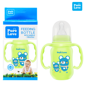 Pure Love Baby Feeding Feeder Bottle Coloured 150ml/5oz