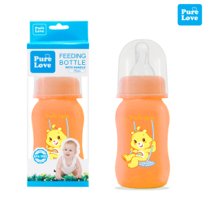 Pure Love Baby Feeding Feeder Bottle Coloured 75ml/2.5oz.