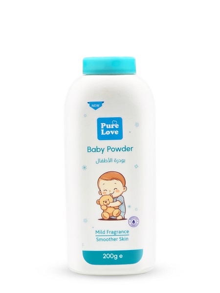 Pure Love Mild Fragrance Baby Powder 200g - Gentle Skin Care for Sensitive Skin, Moisturizing, Hypoallergenic - Image 2